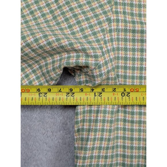 Cutter & Buck Button Up Shirt Mens Size Medium Green Plaid Outdoor Hiking Dad - Picture 5 of 6